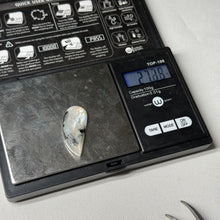 Load image into Gallery viewer, Rainbow Moonstone Cabochon with Tourmaline 27.18ct