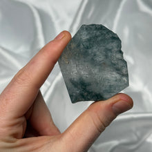 Load image into Gallery viewer, Blue “Tara” Quatyz (Blue Amphibole) Half Polished Freeform