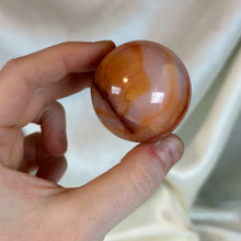 Load image into Gallery viewer, Peachy Carnelian Sphere (4.2oz)