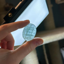 Load image into Gallery viewer, High End Aquamarine Pocket Palm A