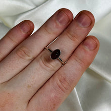 Load image into Gallery viewer, Size 7 Sterling Silver Druzy Agate Geode Ring C