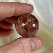 Load image into Gallery viewer, Rainbow Confetti Sunstone Sphere B