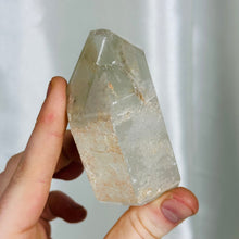 Load image into Gallery viewer, Lithium x Chlorite Quartz Partially Polished Tower D