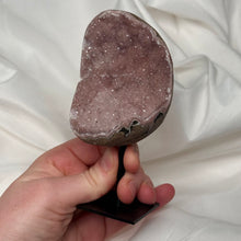 Load image into Gallery viewer, Baby Pink Sugar Amethyst on Stand