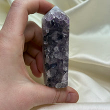 Load image into Gallery viewer, Amethyst with Agate Tower B