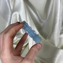 Load image into Gallery viewer, Aquamarine Beaded Bangle