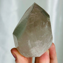 Load image into Gallery viewer, Lithium x Chlorite Quartz Partially Polished Tower H