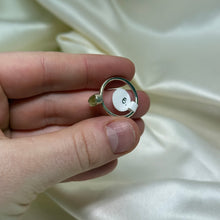 Load image into Gallery viewer, Sz 6 Sterling Silver Libyan Desert Glass Ring C