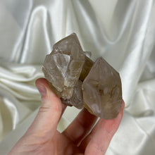 Load image into Gallery viewer, Unpolished 7.2oz Raw Honey Citrine Cluster with Green Tourmaline and Golden Mica