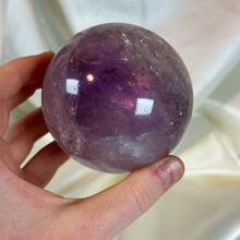 Load image into Gallery viewer, XL Rainbow-Filled Amethyst Sphere (1lb8oz)