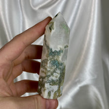 Load image into Gallery viewer, Moss Agate Tower N (imperfect)