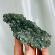 Load image into Gallery viewer, Lustrous Chlorite-Encrusted Himalayan Quartz Cluster-Plate