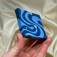 Load image into Gallery viewer, "Aurora" Original Acrylic Painting on Display Easel (3"x3" Canvas)