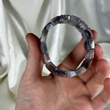 Load image into Gallery viewer, Botswana Agate Beaded Stretch Bangle B