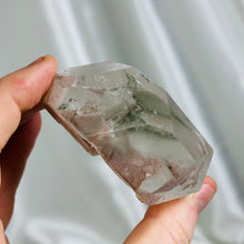 Load image into Gallery viewer, Lithium x Chlorite Quartz Partially Polished Tower B