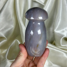 Load image into Gallery viewer, XL Pastel Sea Jasper Mushroom Carving B