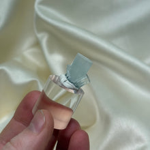 Load image into Gallery viewer, Aquamarine Specimen with Black Tourmaline on Stand C