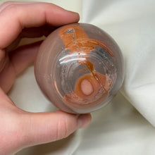 Load image into Gallery viewer, Deep Pink Polychrome Jasper Sphere