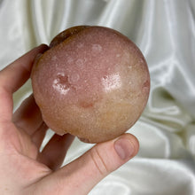 Load image into Gallery viewer, Druzy Pink Amethyst Sphere