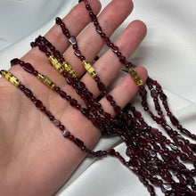Load image into Gallery viewer, Garnet Beaded Necklaces