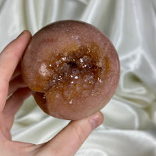 Load image into Gallery viewer, Druzy Pink Amethyst Sphere