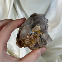 Load image into Gallery viewer, Cubic Fluorite Cluster with Calcite Teeth C