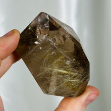 Load image into Gallery viewer, Rutilated Smoky Quartz Freeform with Garden Quartz and Phantoms