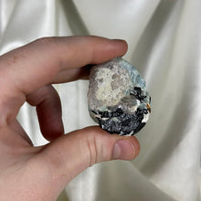 Load image into Gallery viewer, Aquamarine with Black Tourmaline Specimen