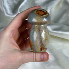 Load image into Gallery viewer, Polychrome Jasper Mushroom Carving