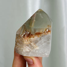 Load image into Gallery viewer, Lithium x Chlorite Quartz Partially Polished Tower A