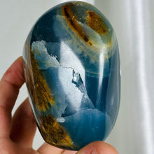 Load image into Gallery viewer, XL Deep Sea Blue Onyx Freeform B (1lb 7oz)