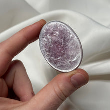 Load image into Gallery viewer, Gem Lepidolite Palmstone B