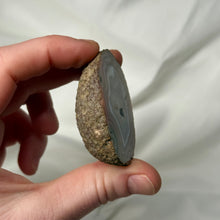 Load image into Gallery viewer, Pink Banded Zhanguo Agate Pair from China