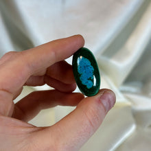 Load image into Gallery viewer, Malachite Chrysocolla Shiva Carving B