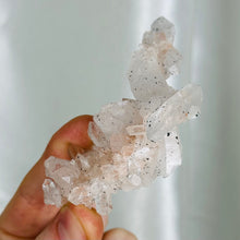Load image into Gallery viewer, Pink Himalayan “Samadhi” Quartz Cluster with Anatase and Natural DT