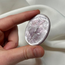 Load image into Gallery viewer, Gem Lepidolite Palmstone A