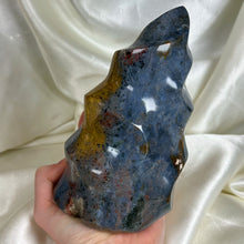 Load image into Gallery viewer, Midnight Blue Sea Jasper Flame (3lb1oz)