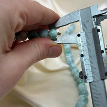 Load image into Gallery viewer, 20” Larimar Beaded Necklace
