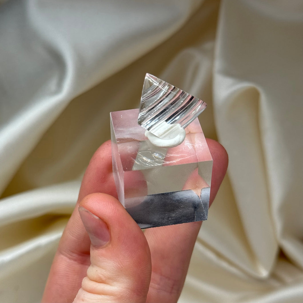 AA Clear Quartz Freeform Sculpture Carving
