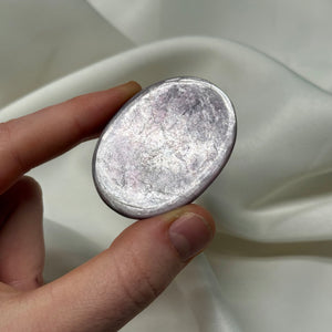 Gem Lepidolite Palmstone A