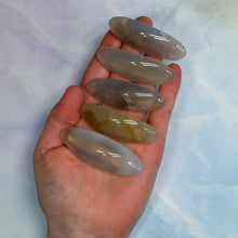 Load image into Gallery viewer, Agate / Agate with Quartz Crystal Hair Clips
