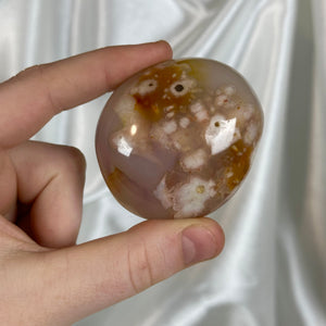 Flower Agate Palmstone F