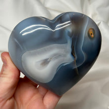 Load image into Gallery viewer, Overgrowth Moss Agate Heart Carving (15oz)
