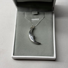 Load image into Gallery viewer, Sterling Silver Crescent Moon Necklace (The Sterling Collection Release 001)
