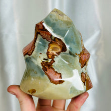 Load image into Gallery viewer, XL Polychrome Jasper Flame (2lb2oz)
