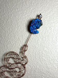 “Medusa” Wire Wrapped Wallhanging