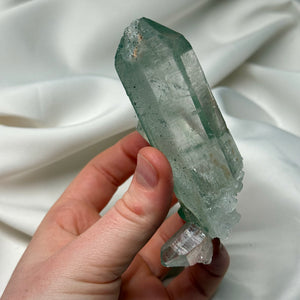 Himalayan Quartz Cluster with Chlorite Dusting and Anatase
