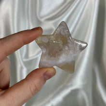 Load image into Gallery viewer, Flower Agate Star Carving B (imperfect)
