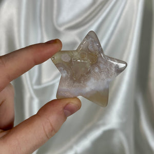 Flower Agate Star Carving B (imperfect)