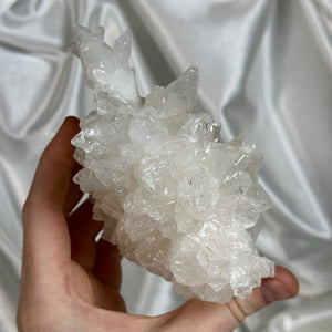 Intricate Icy Calcite Cluster B (Self-Standing)